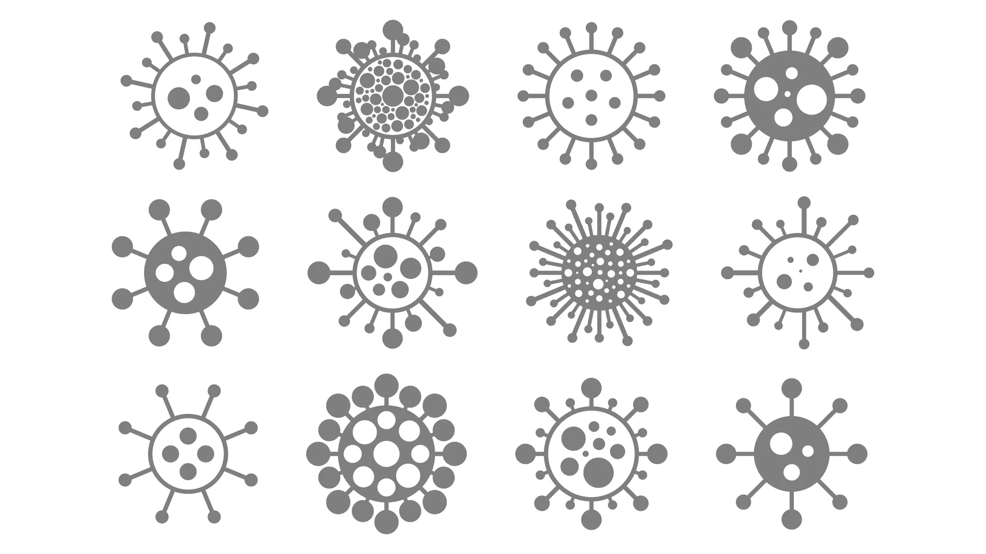 Illustrasjon av virus