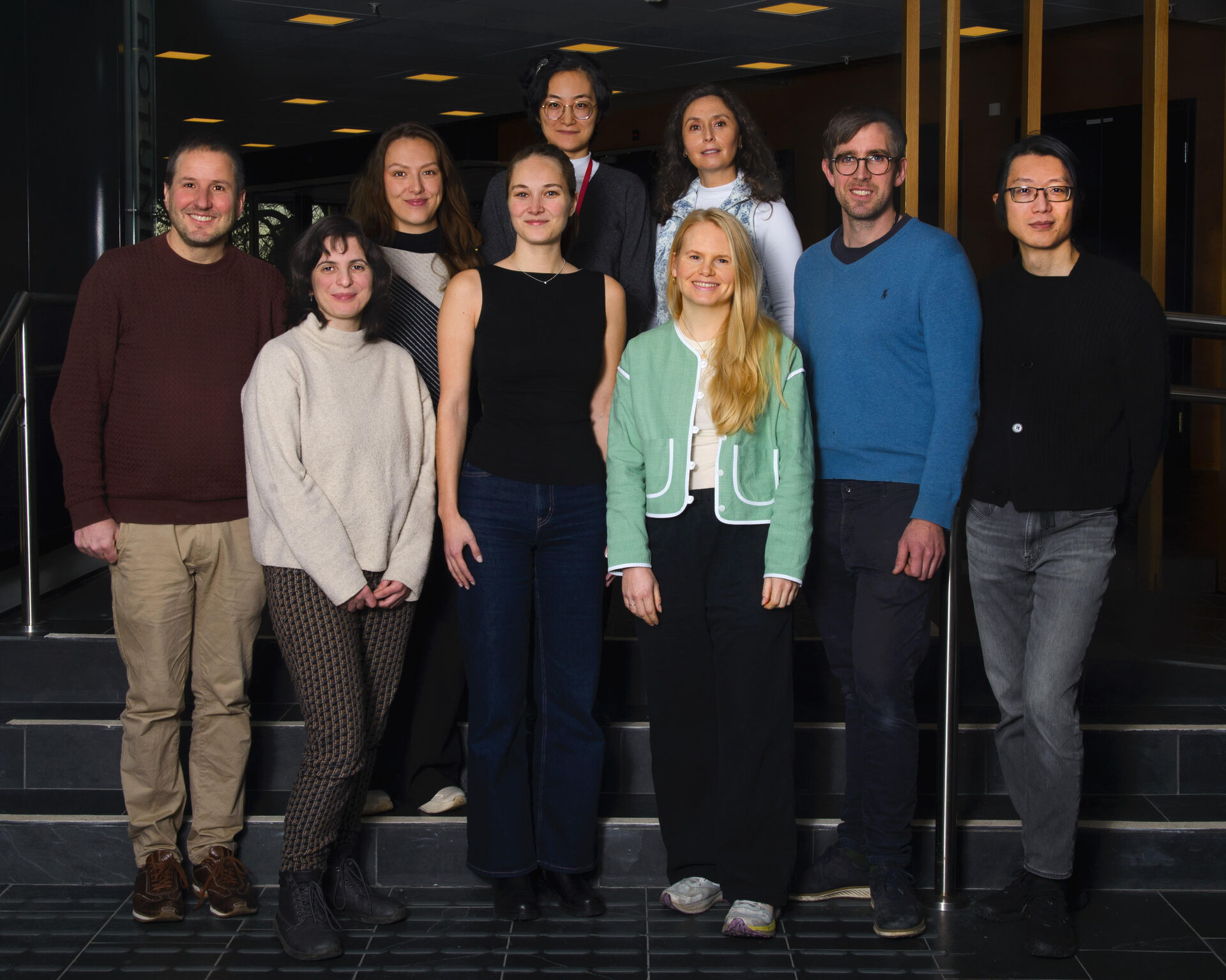 Group photo of the Membrane Trafficking Lab members at the Institute of Basic Medical Sciences, University of Oslo.