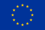 EU-flagg, Blått med gule stjerner