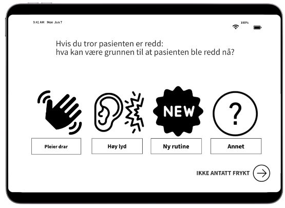 Bilde av en ipad-skjerm
