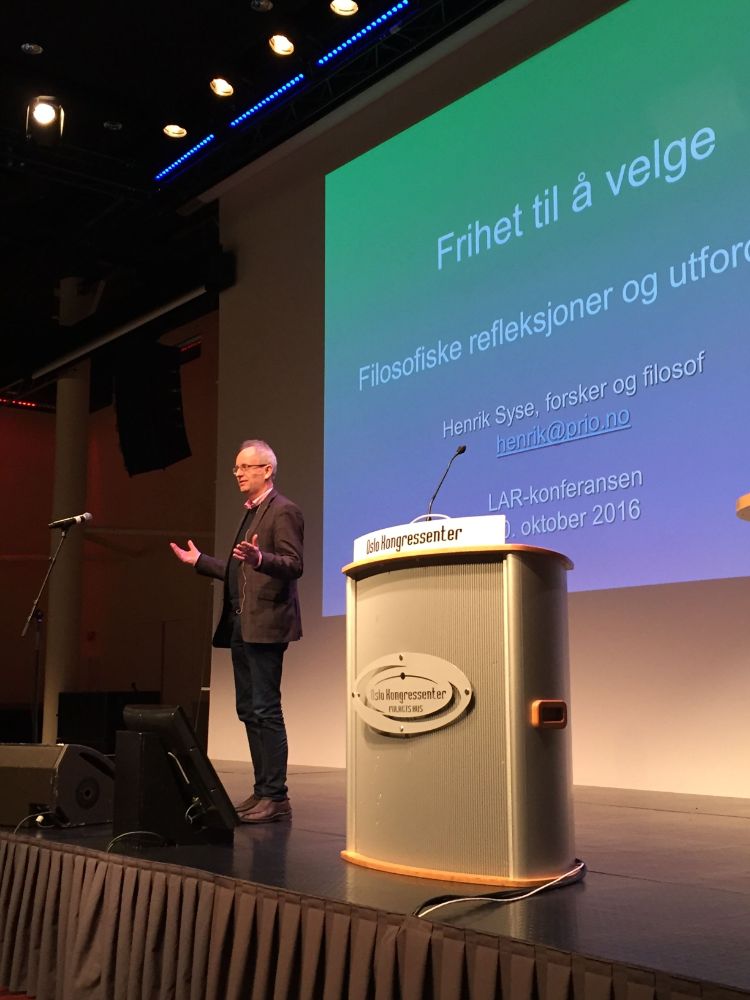 Presentasjoner fra LAR-konferansen 2016 - Institutt for klinisk medisin