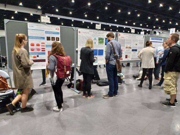 Picture of the poster session at the annual meeting