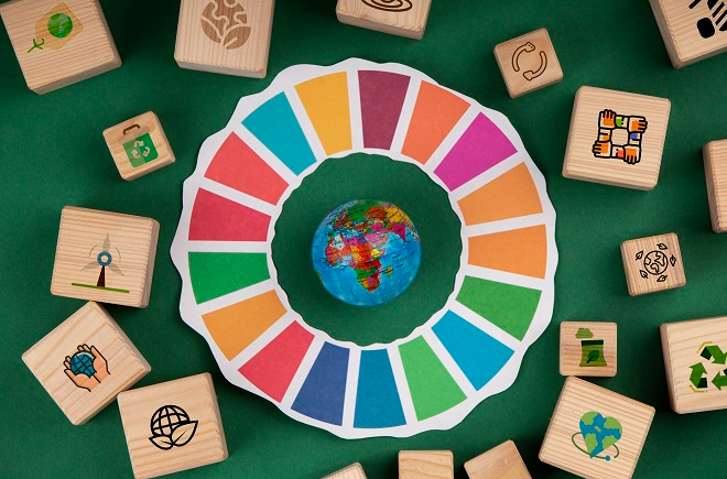 SDGs in circle
