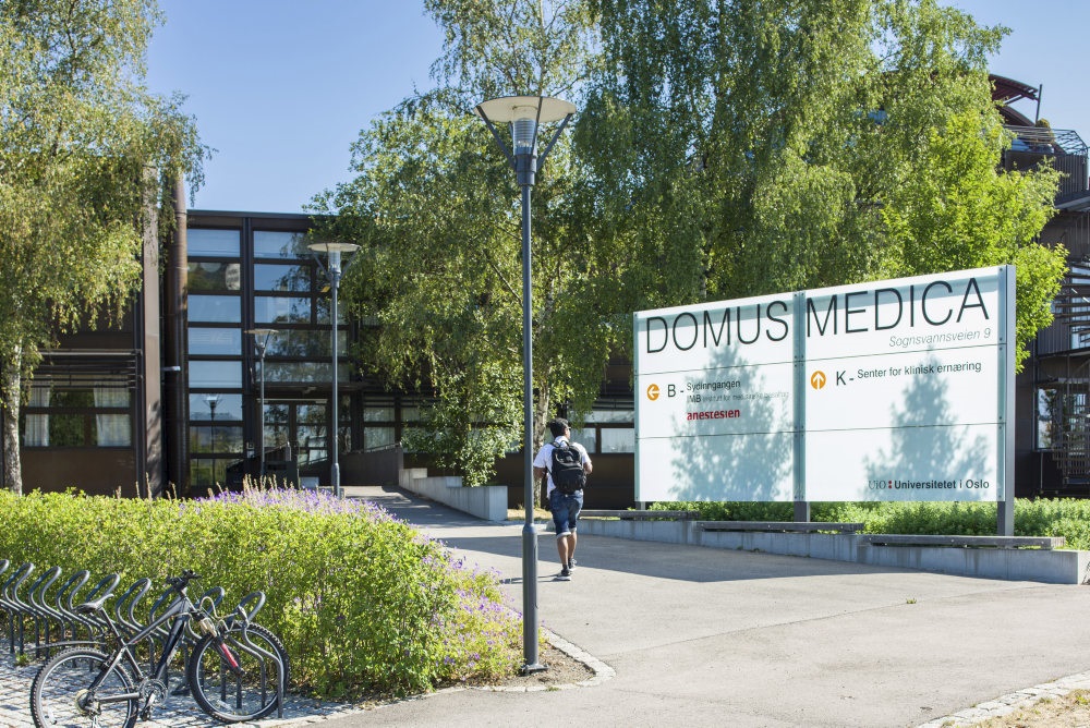 Domus Medica ved Det medisinske fakultet. 
